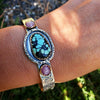 Turquoise Ruby Cuff