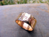 Wide Gold Ring - Gold Duck Band- Personalized Custom Engraved- Men Wedding Engagement Unisex Jewelry, Gold Filled , 14kt Rose Or Yellow Gold - HorseCreekJewelry