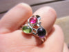Ruby Sterling Silver Stacking Flower Blossom Ring - Birthstone Skinny Stackable Gemstone Ring - Made To Order Handcrafted By Helene's Dreams - HorseCreekJewelry