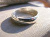 Sterling Silver Wedding Ring Band - Unisex Men Womens - Promise, Engagement, Simple Jewelry - Handcrafted By Helene's Dreams - HorseCreekJewelry