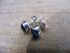 London Blue Topaz Studs Or Post Sterling Silver Earrings, December Gemstone Birthstone Earrings - HorseCreekJewelry