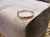Personalized Name Ring, Stackable Handstamped Mother's Ring, Engraved Ring, Mother's Day, Sterling Silver Memory Keepsake Ring - HorseCreekJewelry