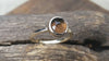 Smokey Quartz Stacking Ring - Solid White Gold Or Sterling Silver Option - Smoky Quartz Stackable Rings - Chocolate Brown Gemstone - HorseCreekJewelry