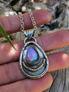 Crystal Abalone Necklace