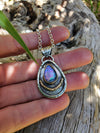 Crystal Abalone Necklace