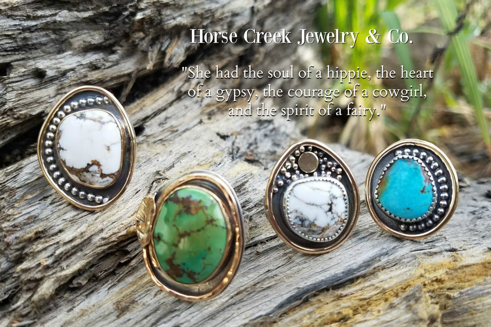 horse creek jewelry helenesdreams rings turquoise and gold