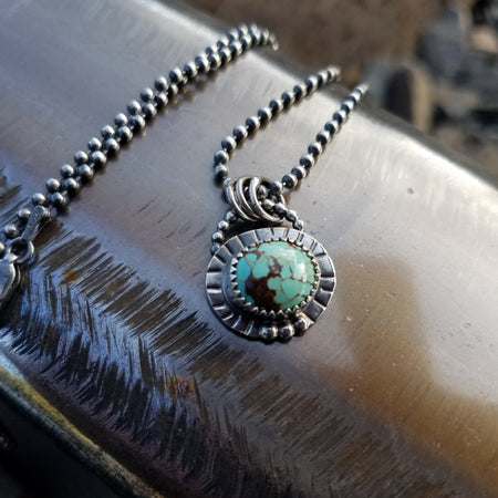 turquoise charm necklace horse creek