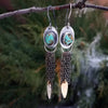 turquoise fringe earrings