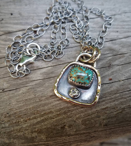 Turquoise Charm Necklace Horse Creek Jewelry