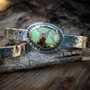 Australian Variscite - Green Turquoise Cuff Bracelet Horsecreek Jewelry