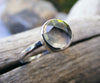 Crystal Quartz Sterling Silver STacking Ring - HorseCreekJewelry