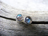 Labradorite Sterling Silver Studs Post Earrings - HorseCreekJewelry