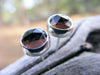 Smokey Quartz Studs Post Sterling Silver Earrings - HorseCreekJewelry